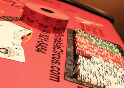 Casin Chips on Table