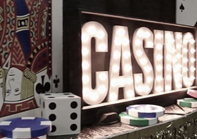 Light Up Casino Sign