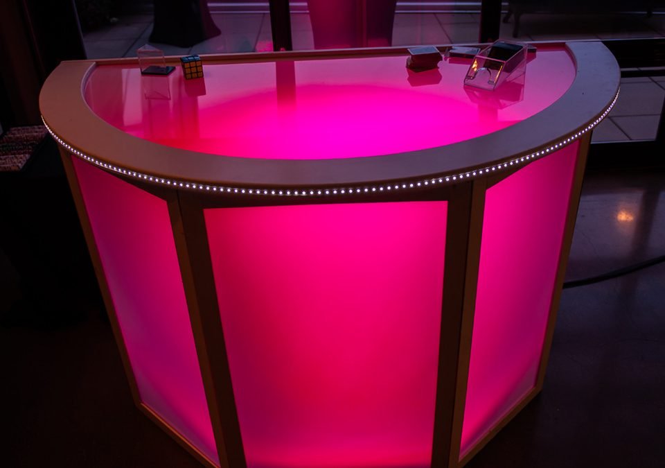 LED Tables Curved